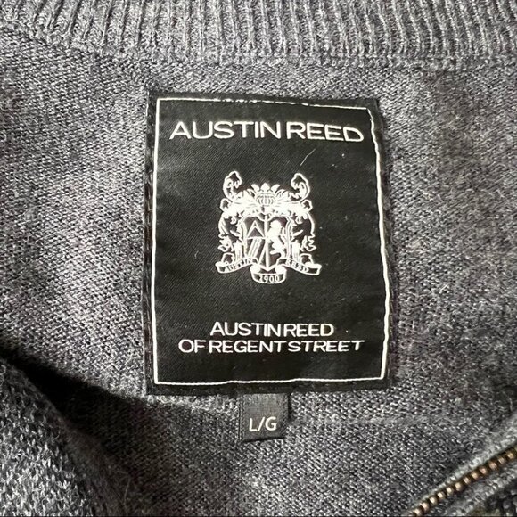 Size  L Austin Reed Wool Blend Sweater - Picture 4 of 6